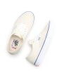 Zapatillas de Skateboard Vans Authentic blancas con suela en blanco para hombre superior