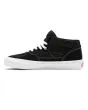 Zapatillas de Skate Vans Half Cab negras y blancas Unisex izquierda