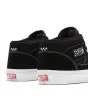 Zapatillas de Skate Vans Half Cab negras y blancas Unisex posterior