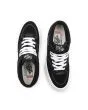 Zapatillas de Skate Vans Half Cab negras y blancas Unisex superior