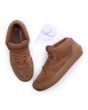 Zapatillas de Skate Vans Half Cab marrones con suela gum para hombre superior cordones