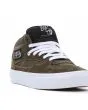Zapatillas Vans Skate Half Cab verde oliva oscuro para hombre cordones