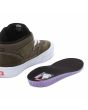 Zapatillas Vans Skate Half Cab verde oliva oscuro para hombre plantilla 