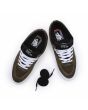 Zapatillas Vans Skate Half Cab verde oliva oscuro para hombre superior