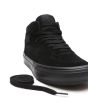 Zapatillas de skate media caña Vans Half Cab negras para hombre cordones