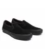 Zapatillas de skate Vans Slip On negras para hombre frontal 