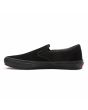 Zapatillas de skate Vans Slip On negras para hombre izquierda