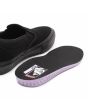 Zapatillas de skate Vans Slip On negras para hombre plantilla