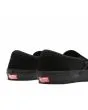 Zapatillas de skate Vans Slip On negras para hombre posterior