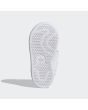 Zapatillas Adidas para bebé Stan Smith CF con cierre de velcro blancas y verdes suela