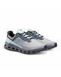 Zapatillas para trail running On Cloudvista Alloy-Black grises y negras para hombre frontal 