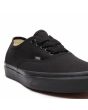Zapatillas Vans Authentic negras Unisex (Black-Black) etiqueta