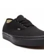 Zapatillas Vans Authentic negras Unisex (Black-Black) etiqueta