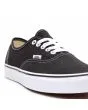 Zapatillas Vans Authentic negras y blancas Unisex etiqueta
