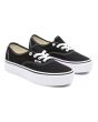 Zapatillas Vans con plataforma Authentic en color negro para mujer frontal