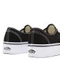 Zapatillas Vans con plataforma Authentic en color negro para mujer posterior