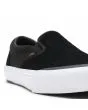 Zapatillas Vans BMX Slip On negras y grises con goma blanca para hombre lateral