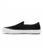 Zapatillas Vans BMX Slip On negras y grises con goma blanca para hombre izquierda