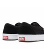 Zapatillas Vans BMX Slip On negras y grises con goma blanca para hombre posterior