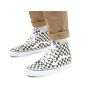 Zapatillas Vans Altas Checkerboard SK8-HI Tapered Negras con banda lateral sidestripe blanca modelo