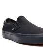 Zapatillas Vans Classsic Slip On negras Unisex etiqueta