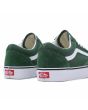Zapatillas Vans Old Skool Color Theory Verdes con banda lateral blanca para hombre posterior