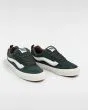 Zapatillas de ante Vans Knu Skool Pig Suede Plaid Scarab Verdes para hombre frontal