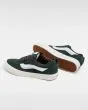 Zapatillas de ante Vans Knu Skool Pig Suede Plaid Scarab Verdes para hombre suela