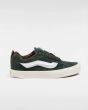 Zapatillas de ante Vans Knu Skool Pig Suede Plaid Scarab Verdes para hombre