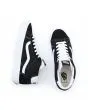 Zapatillas Vans de caña media Mid Skool negras y banda lateral blanca Unisex superior