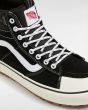 Zapatillas impermeables Vans MTE Sk8-Hi Negras y Blancas para hombre cordones