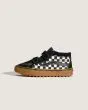 Zapatillas impermeables con doble velcro Vans MTE Sk8-Mid Reissue V con estampado damero negro y blanco para niño/a 4-8 años
