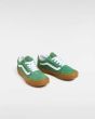 Zapatillas Vans Old Skool Verdes con suela colog goma para niño/a 4-8 años punteras reforzadas