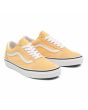 Zapatillas Vans Old Skool amarillas con banda lateral blanca Unisex frontal 