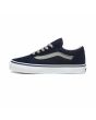 Zapatillas Vans Old Skool en color azul y con banda lateral gris para niño 4-8 años izquierda