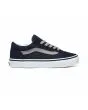 Zapatillas Vans Old Skool en color azul y con banda lateral gris para niño 4-8 años