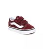 Zapatillas Vans Old Skool V para bebé 1-4 años en color Granate frontal