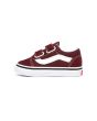 Zapatillas Vans Old Skool V para bebé 1-4 años en color Granate izquierda