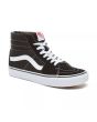 Zapatillas Vans de caña Alta SK8-HI Negras con banda lateral sidestripe blanca unisex frontal