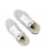 Zapatillas Vans de caña alta Sk8-Hi Tapered grises con banda lateral sidestripe blanca superior
