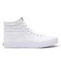 Zapatillas altas Vans Sk8-Hi True White blancas derecha