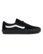 Zapatillas Vans Sk8-Low negras con banda lateral blanca 
