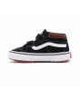 Zapatillas para niño Vans Sk8-Mid Reissue V MTE-1 con velcro negras izquierda