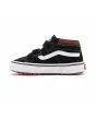 Zapatillas para niño Vans Sk8-Mid Reissue V MTE-1 con velcro negras izquierda