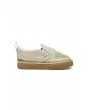 Zapatillas Vans Slip-On Cactus Beige y Verde para bebé 1 a 4 años