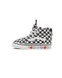 Zapatillas Vans TD SK8-Hi con cremallera Candy Hearts checkerboard para bebé izquierda