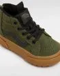 Zapatillas impermeables Vans TD SK8-Hi Zip MTE Verde-Goma para bebé 1-4 años ante