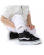 Bebé con Zapatillas Vans Sk8-Mid Reissue V negras con velcro lateral