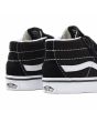 Zapatillas para bebé Vans Sk8-Mid Reissue V negras con velcro posterior