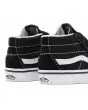 Zapatillas para bebé Vans Sk8-Mid Reissue V negras con velcro posterior